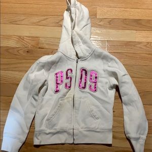 Aeropostale cream/pink hoodie